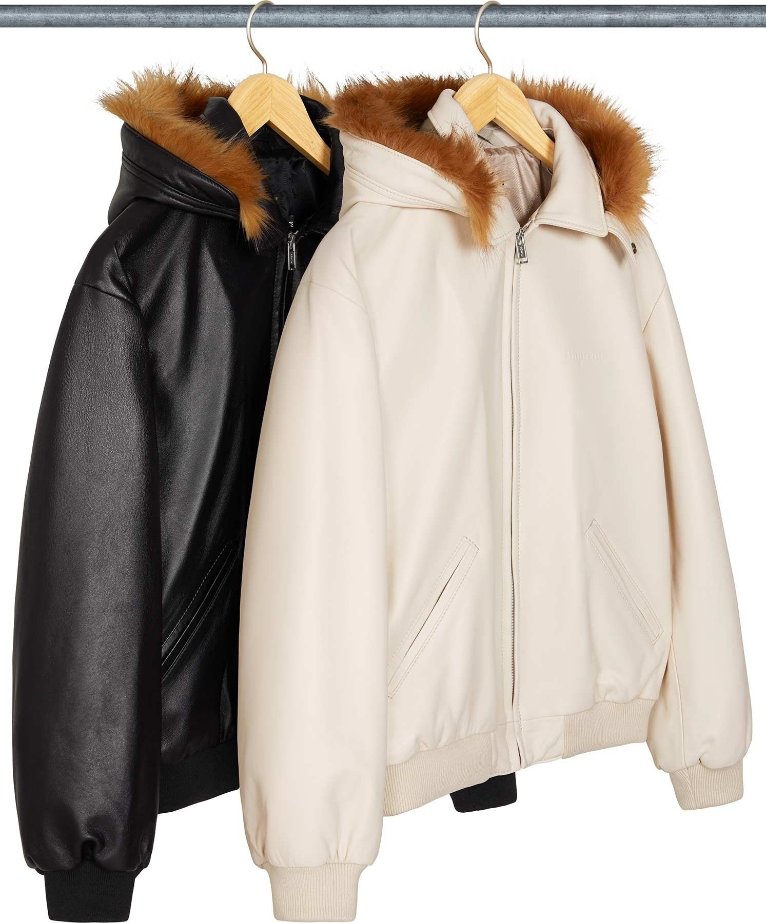 Supreme®/Schott® Hooded Leather Bomber Jacket